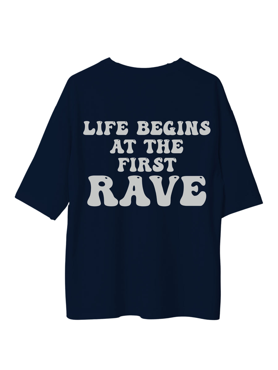 First Rave - Burger Bae Oversized  Tee For Men and Women