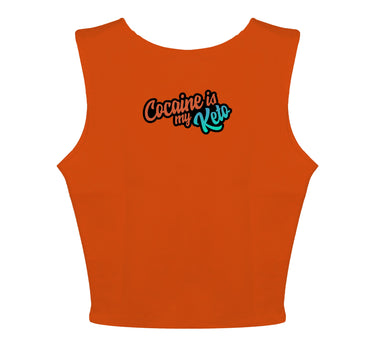 Cocaine Is My Keto : Burger Bae Sleeveless Rachel Tank For Women