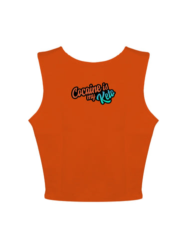 Cocaine Is My Keto : Burger Bae Sleeveless Rachel Tank For Women