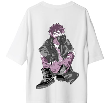 Dabi My Hero Academia : Burger Bae Oversized  Tee For Men and Women
