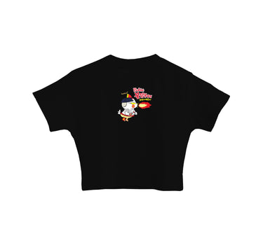 Buldak Ramen Original Chicken : Burger Bae Round Neck Crop Baby Tee For Women