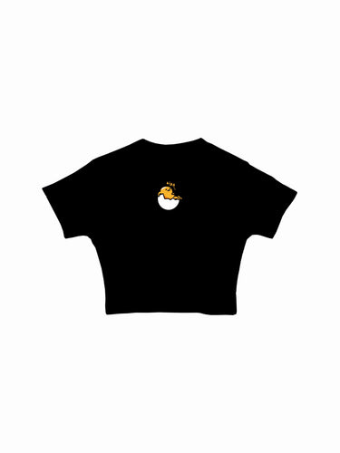 Gudetama : Burger Bae Round Neck Crop Baby Tee For Women