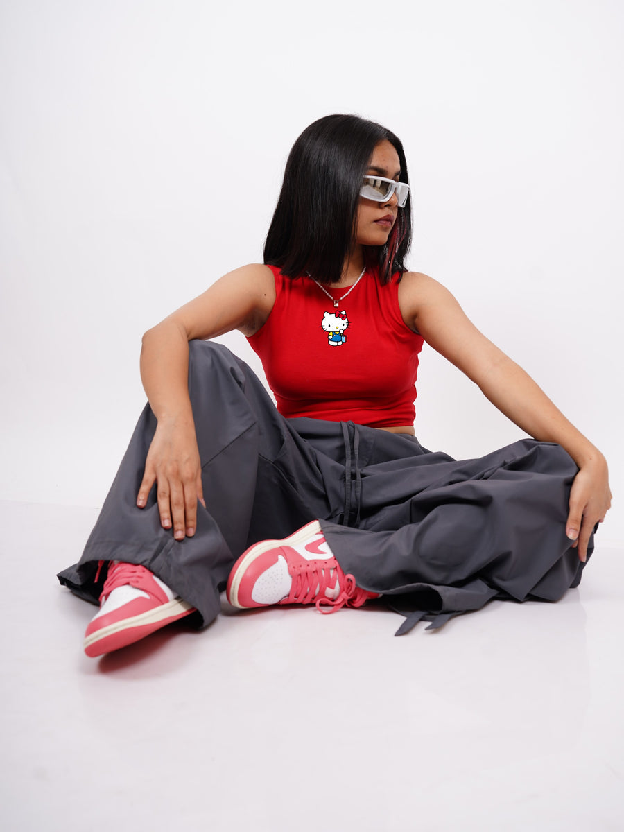 Hello Kitty Sanrio - Burge Bae Sleeveless Rachel Tank For Women
