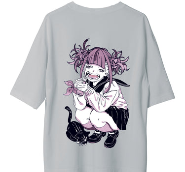 Himiko Toga My Hero Academia : Burger Bae Oversized  Tee For Men and Women
