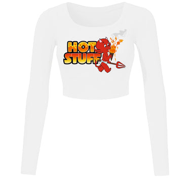 Hot Stuff : Crop Full Sleeve Y2k Top For Women