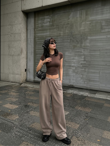 Picante Set ( It girl baby tee + Irish Baggy Pants)