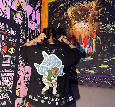 The Don Toliver Cartoon art Drop Sleeved Tee for Men and Women