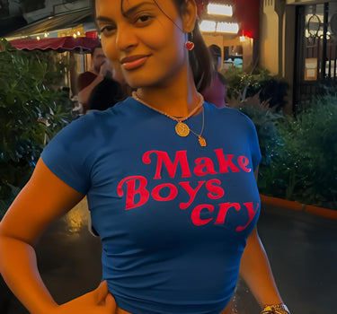 Make boys cry It Girl Baby tee for Women