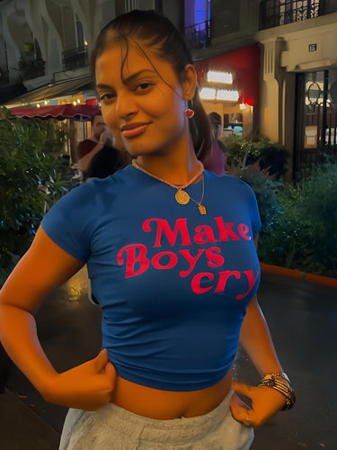 Make boys cry It Girl Baby tee for Women