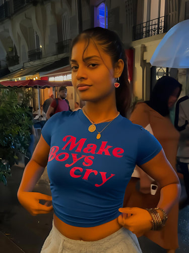 Make boys cry It Girl Baby tee for Women