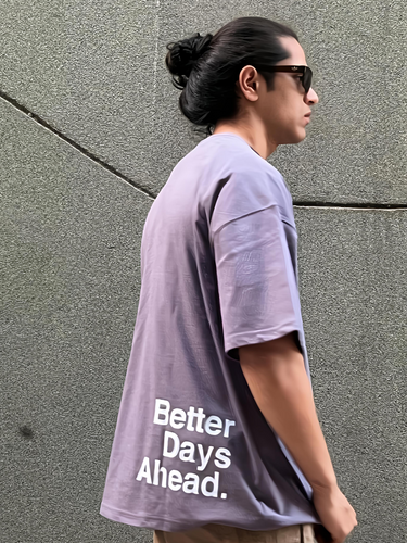 Better Days Ahead Drop:Sleeved Tee For Men and Women