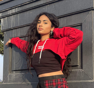 Secret Color Bust crop Sweat