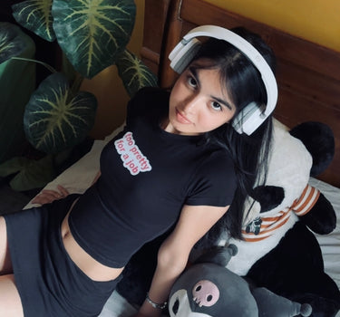 Too pretty for a job It Girl Baby tee for Women