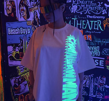Denji : Chainsawman Glow In Dark Drop Sleeved  Tee For Men and Women