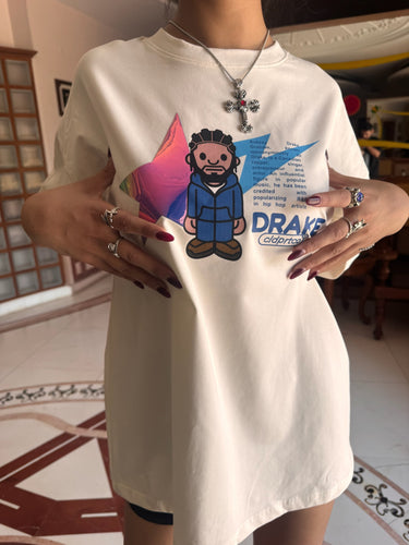 Drake : Shabang Drop Sleeved Tee For Men and Women
