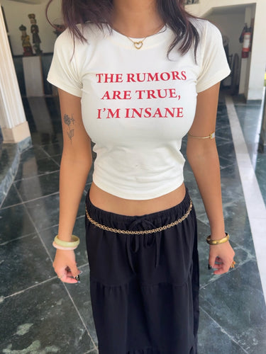 The Rumors Are True It Girl Baby Tee for Women