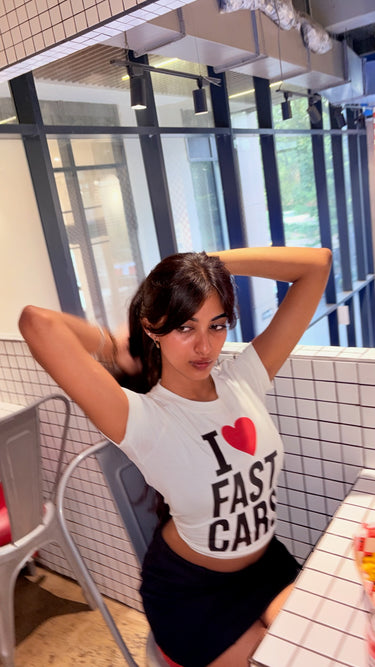 I Love Fast Cars It Girl Baby tee for Women