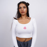 Karma - Crop Full Sleeve Y2k Top For Women