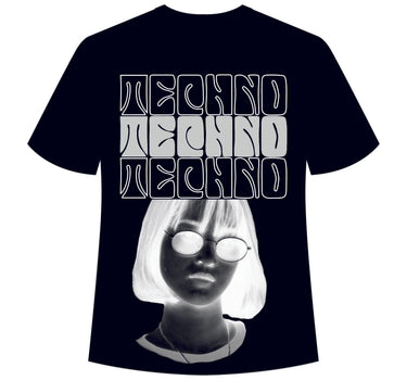 Miss Futuristic Techno : Regular  Tee For Men and Women