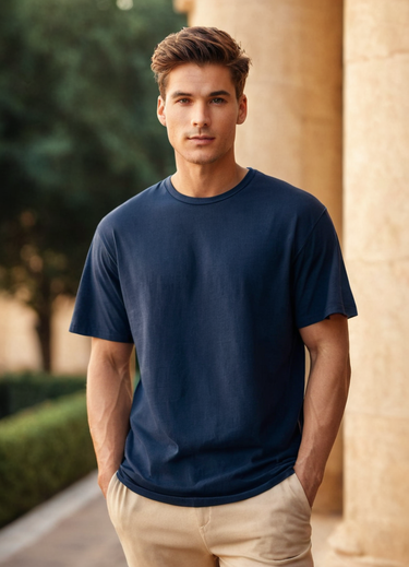 Founder t-shirt - Navy Blueberry Cheesecake