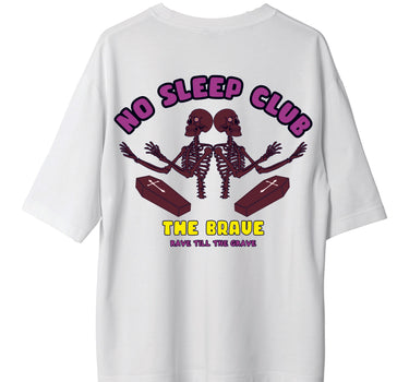 No Sleep Club : Burger Bae Oversized  Tee For Men and Women