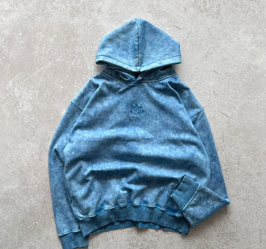 Ocean Tide Acid Wash Hoodie