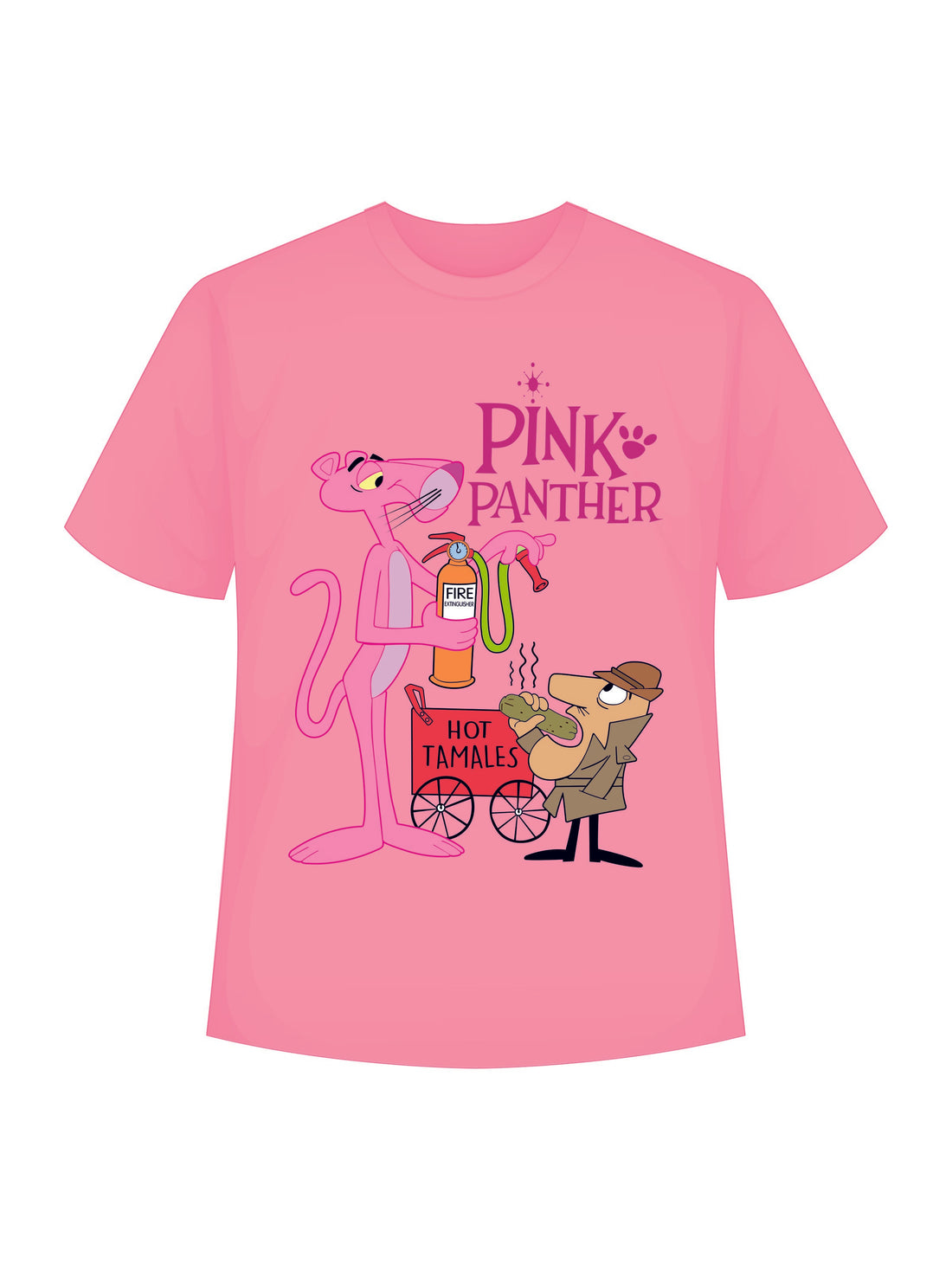 Pink Panther & The Inspector - Regular Unisex Tee (T-shirt)