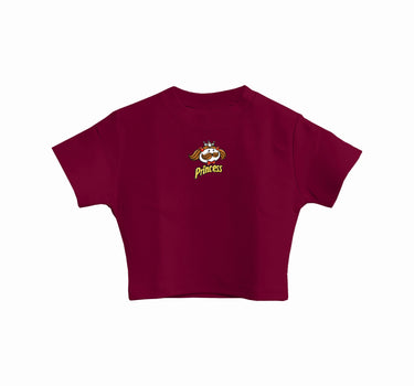 Pringle Princess : Burger Bae Round Neck Crop Baby Tee For Women