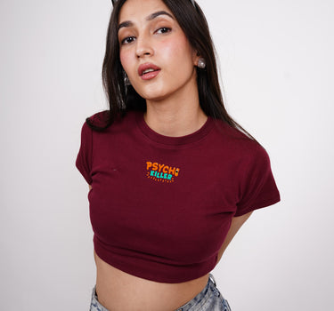 Psycho Killer : Burger Bae Baby Tee For Women