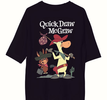 Quick Draw McGraw : Burger Bae Oversized  Tee For Men and Women