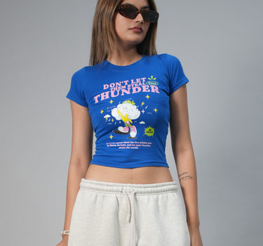 Thunder It Girl Baby tee for Women