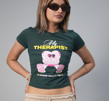 Therapist It Girl Baby tee for Women