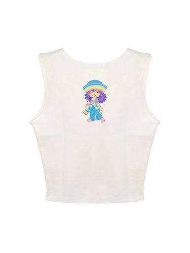 Rainbow Sherbet : Burger Bae Sleeveless Rachel Tank For Women