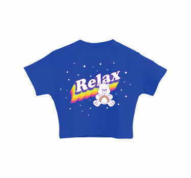 Relax : Burger Bae Round Neck Crop Baby Tee For Women