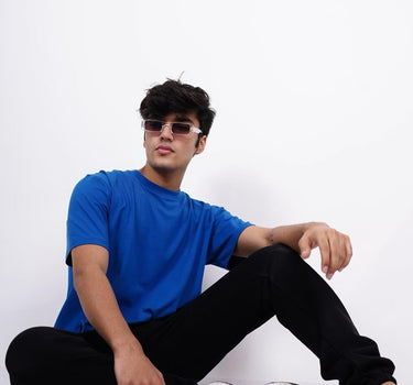 Basic : Burger Bae Round Neck Regular Fit  Tee For Men and Women