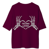 Techno Lover 2.O (Reflective) - Burger Bae Oversized  Tee For Men and Women