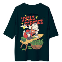 Uncle Scrooge - Burger Bae Oversized  Tee For Men and Women