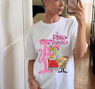 Pink Panther & The Inspector : Regular  Tee   For Men and Women