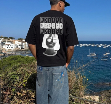 Miss Futuristic Techno : Regular  Tee For Men and Women