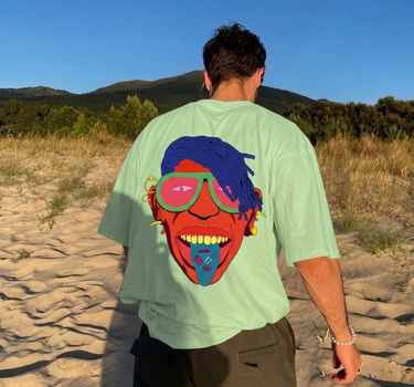 Turn On Tune in Drop out : Regular  Tee For Men and Women