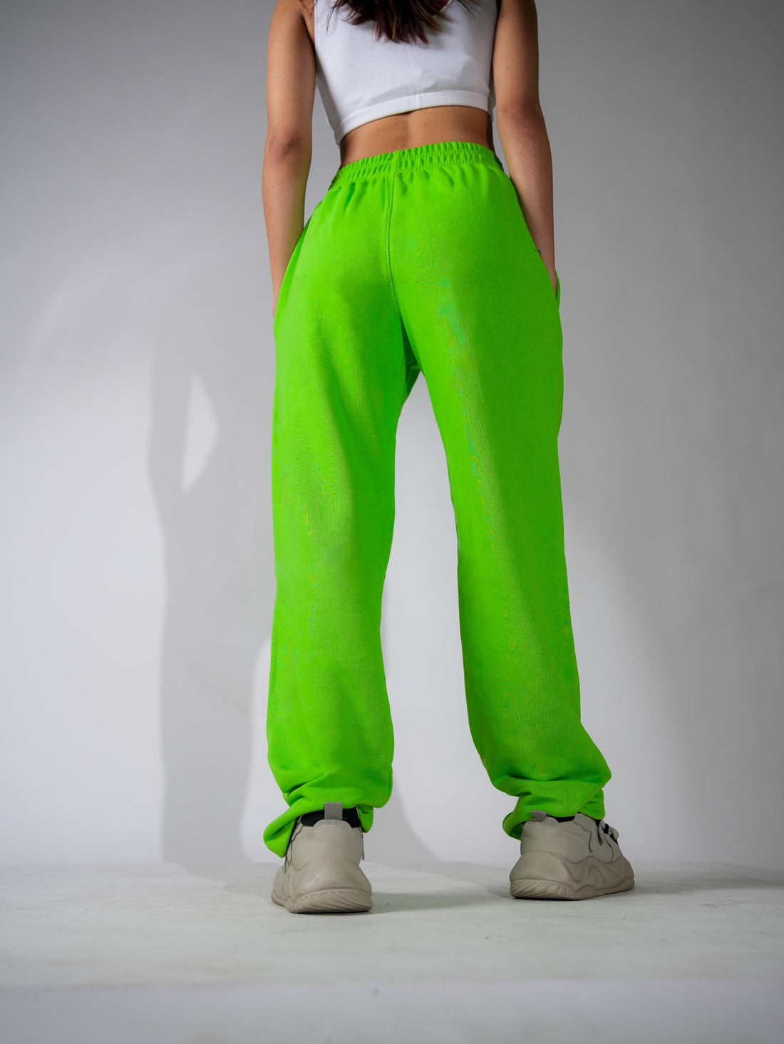 Neon Cargo Trousers for Women | Cotton Trouser Pants
