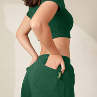 Kelly Sweat Shorts (Emerald Green) for women