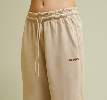 Milky Beige Irish Track Pants(Mid Rise Regular Fit) For Men And Women