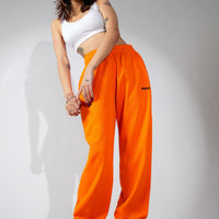 Irish Track Pants Bright Orange For Men and Women