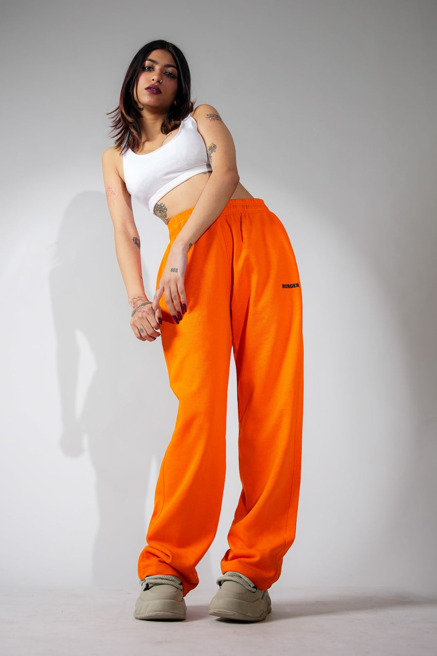 Irish Track Pants Bright Orange For Men and Women