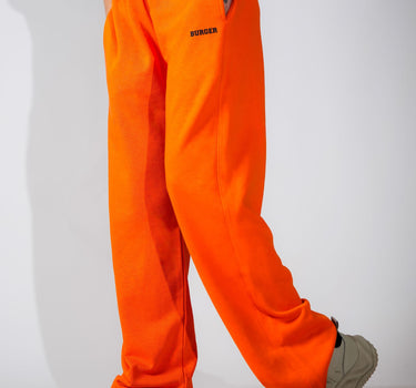Irish Track Pants Bright Orange (MID RISE REGULAR FIT) For Men and Women