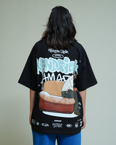 Kendrick Lamar: morale Cartoon art Drop Sleeved Tee for Men