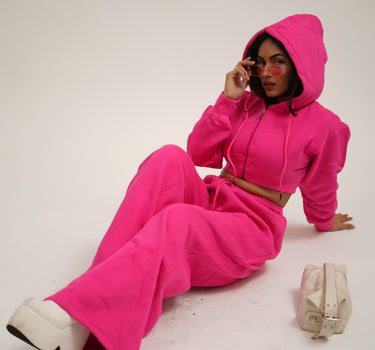 Bomber Set Hot Pink For Women