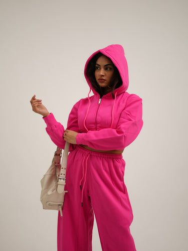 Bomber Set Hot Pink For Women