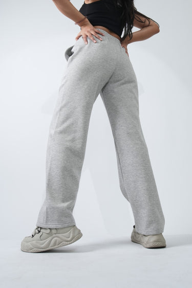 Melange Grey Fat Pants For Men and Women